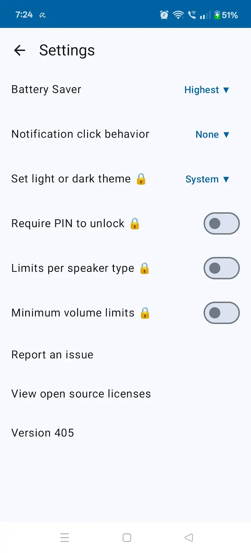 Volume Limiter screenshot 1