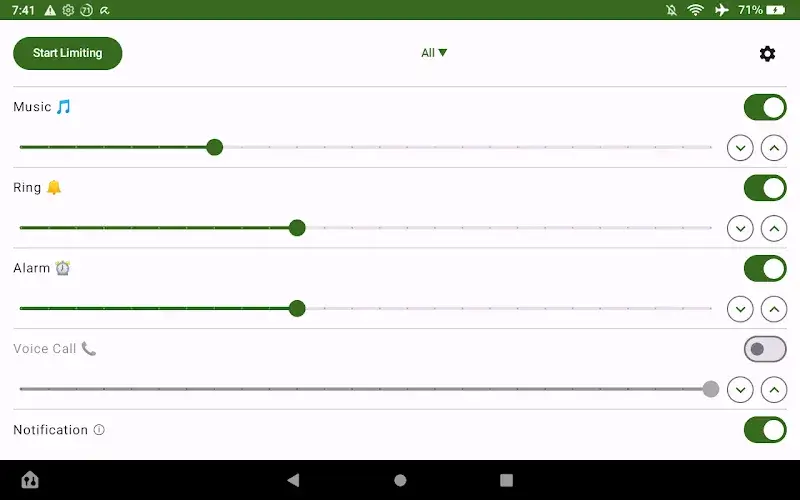 Volume Limiter screenshot 1