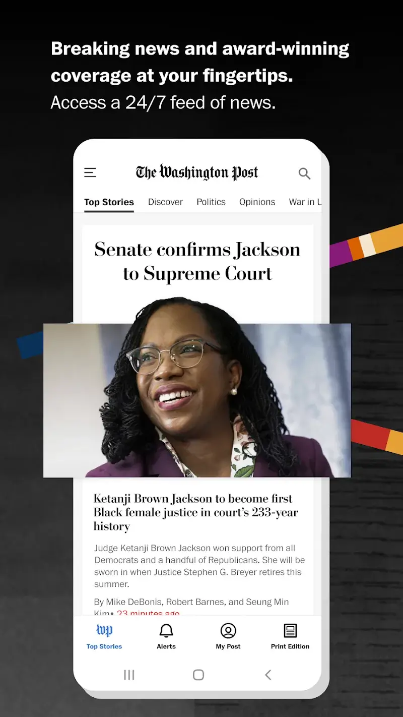 Washington Post screenshot 1