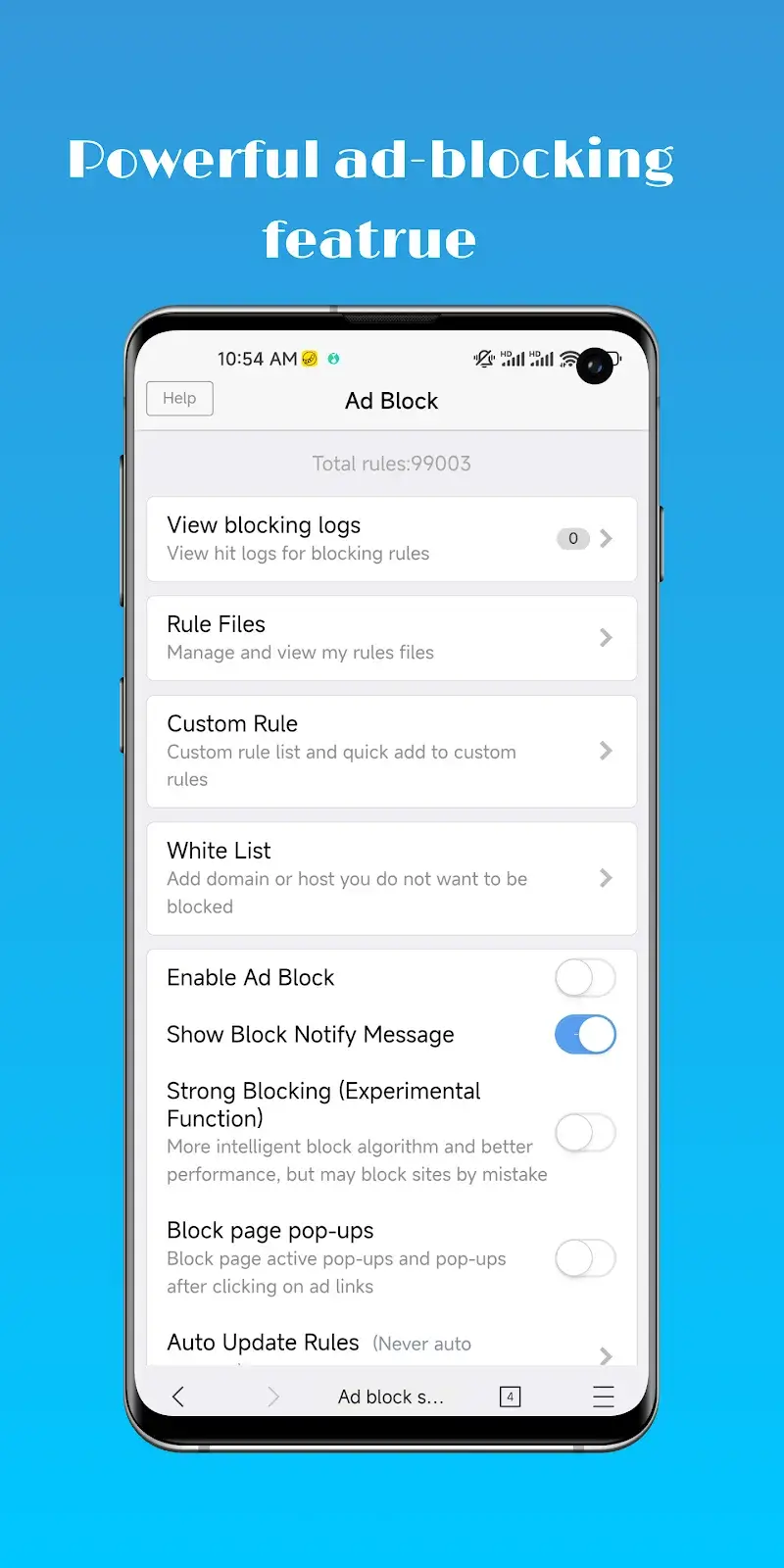 WebShuttle - Private Browser screenshot 1