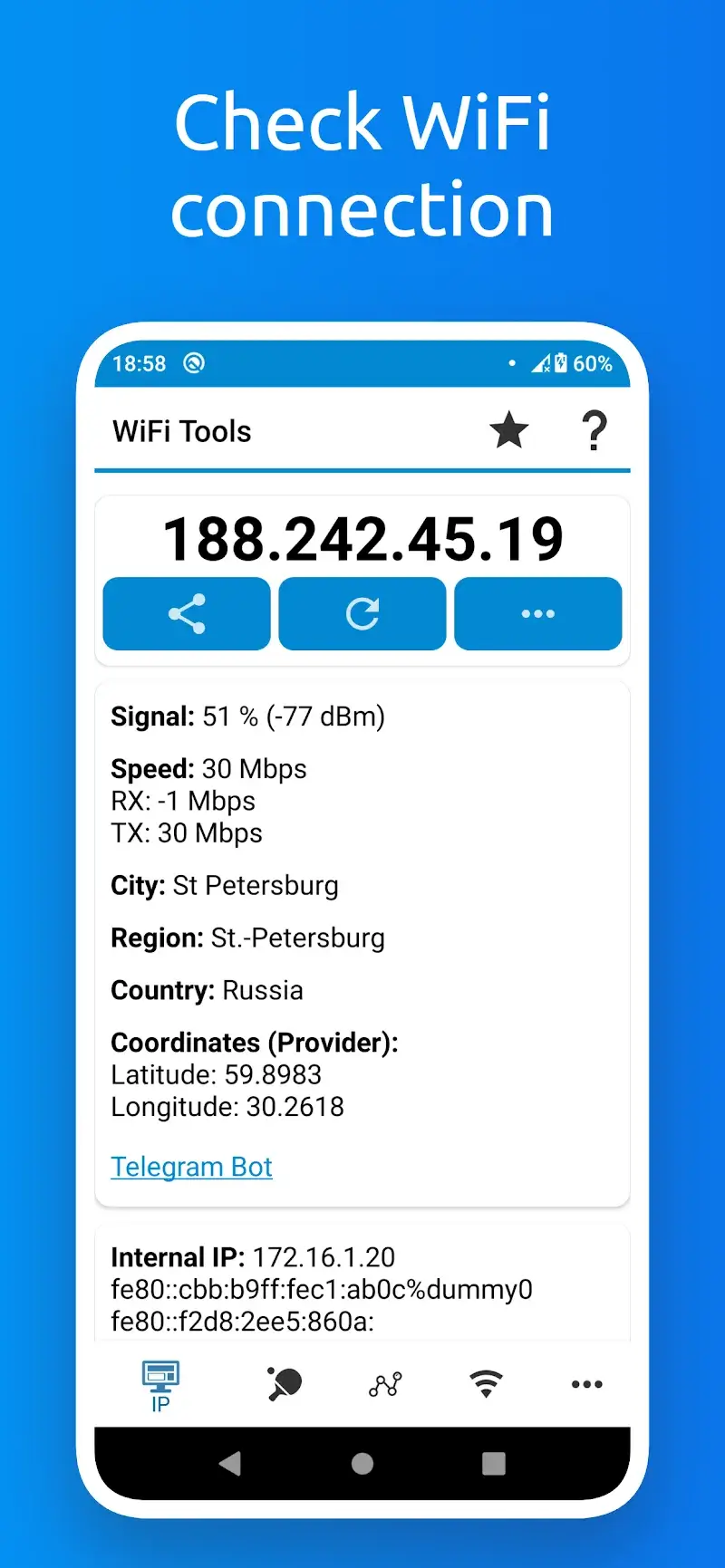 WiFi Tools: Network Scanner screenshot 1