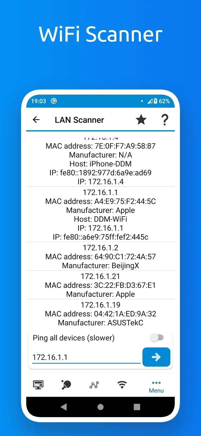 WiFi Tools: Network Scanner screenshot 1