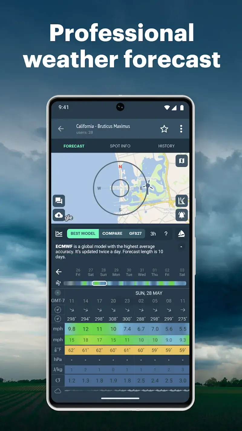 Windy.app screenshot 1