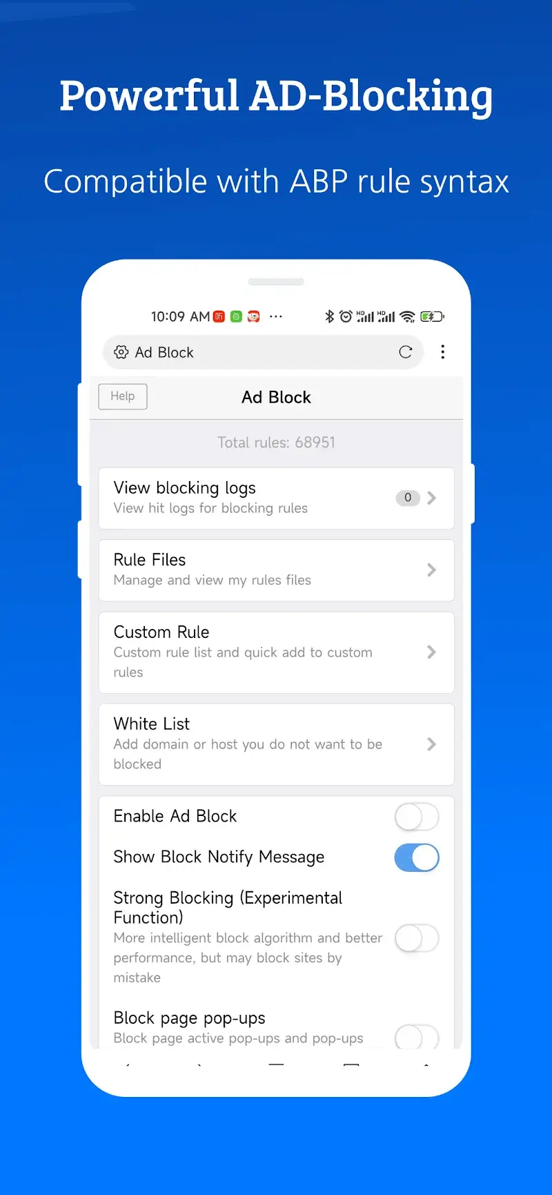 XBrowser screenshot 1
