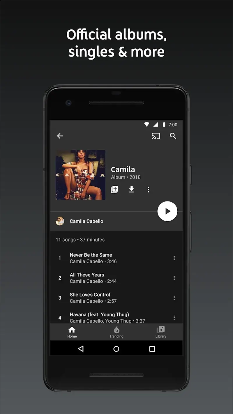 YouTube Music screenshot 1