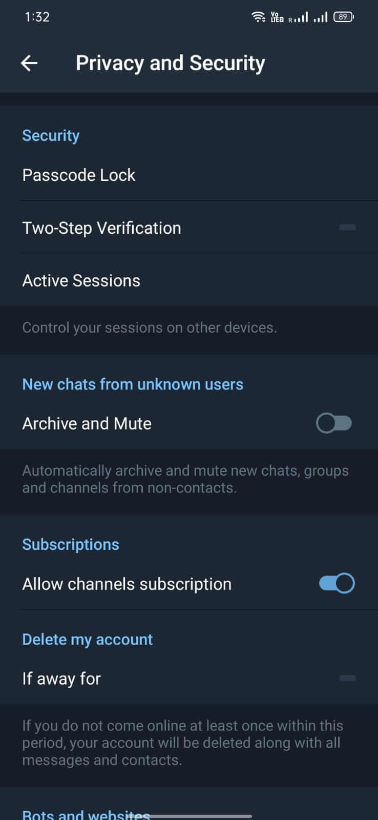 GB Telegram screenshot 1