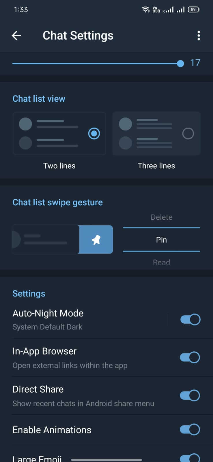 GB Telegram screenshot 1