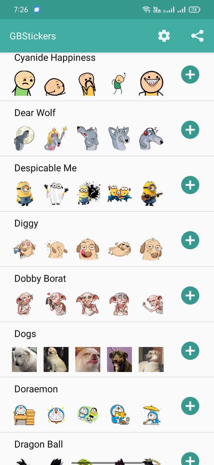 GBStickers screenshot 1