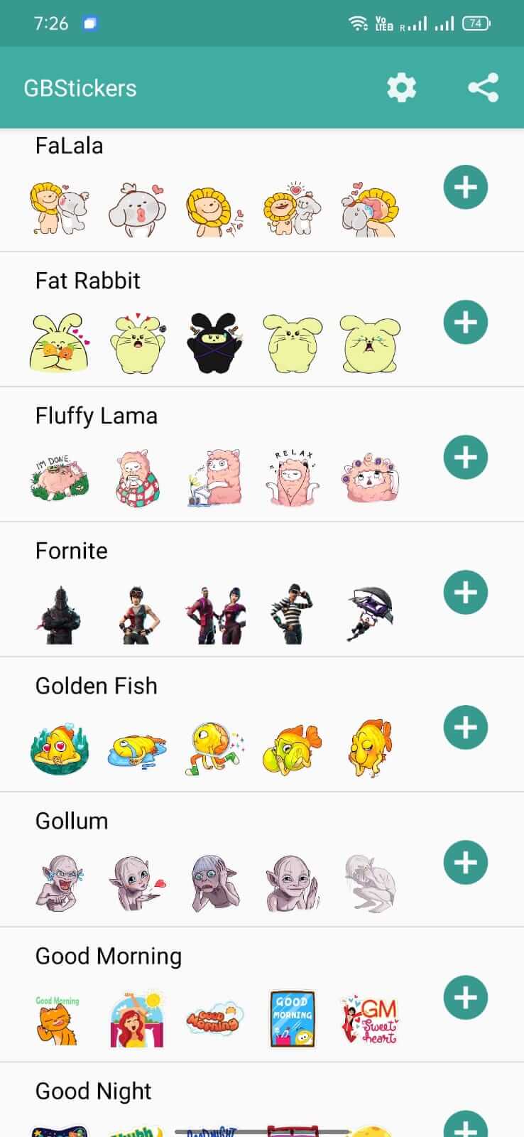 GBStickers screenshot 1