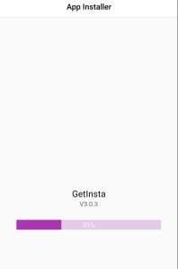 open the installer app