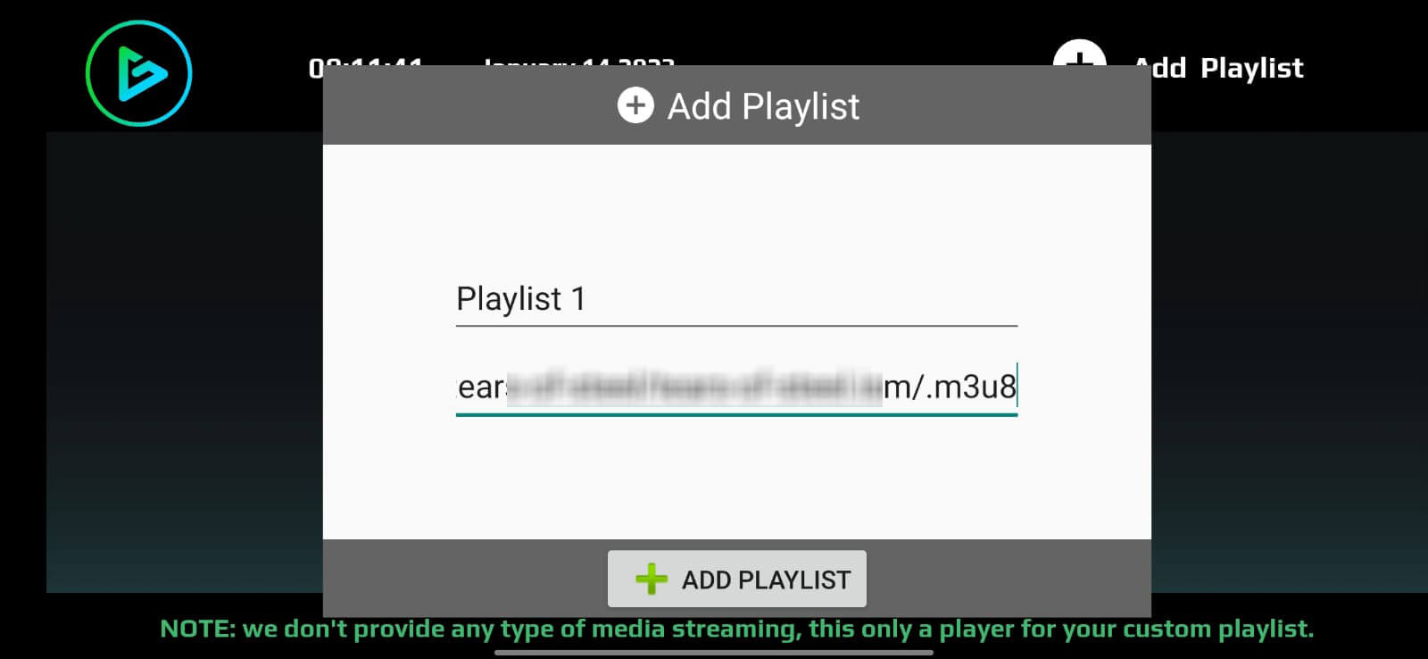 GTV Player screenshot 1