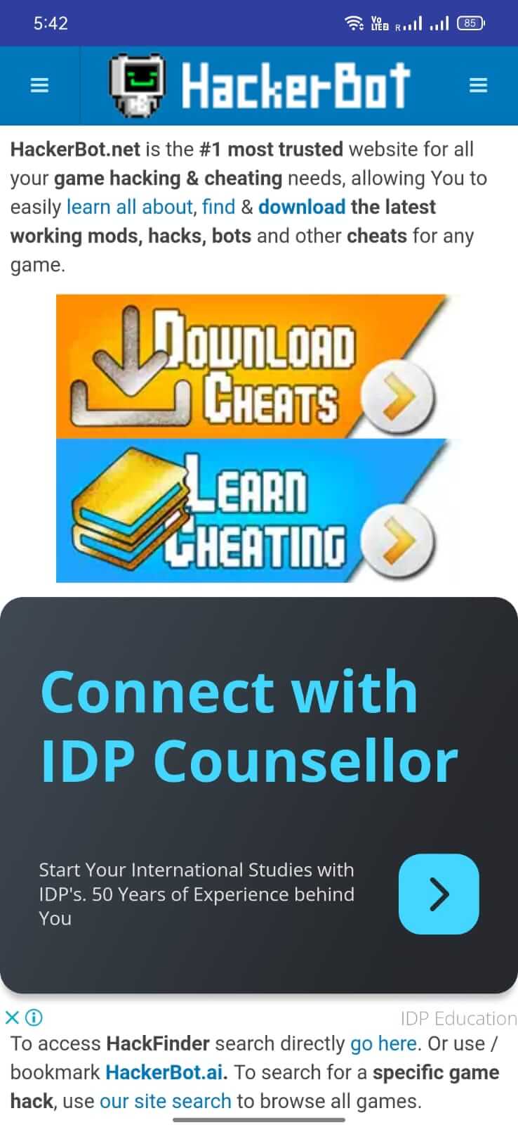 HackerBot screenshot 1