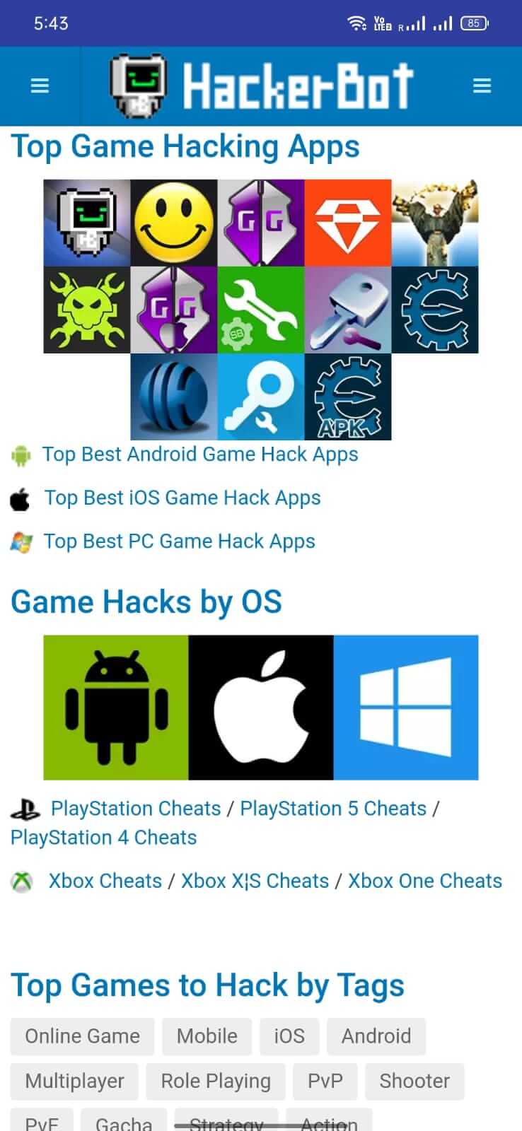 HackerBot screenshot 1