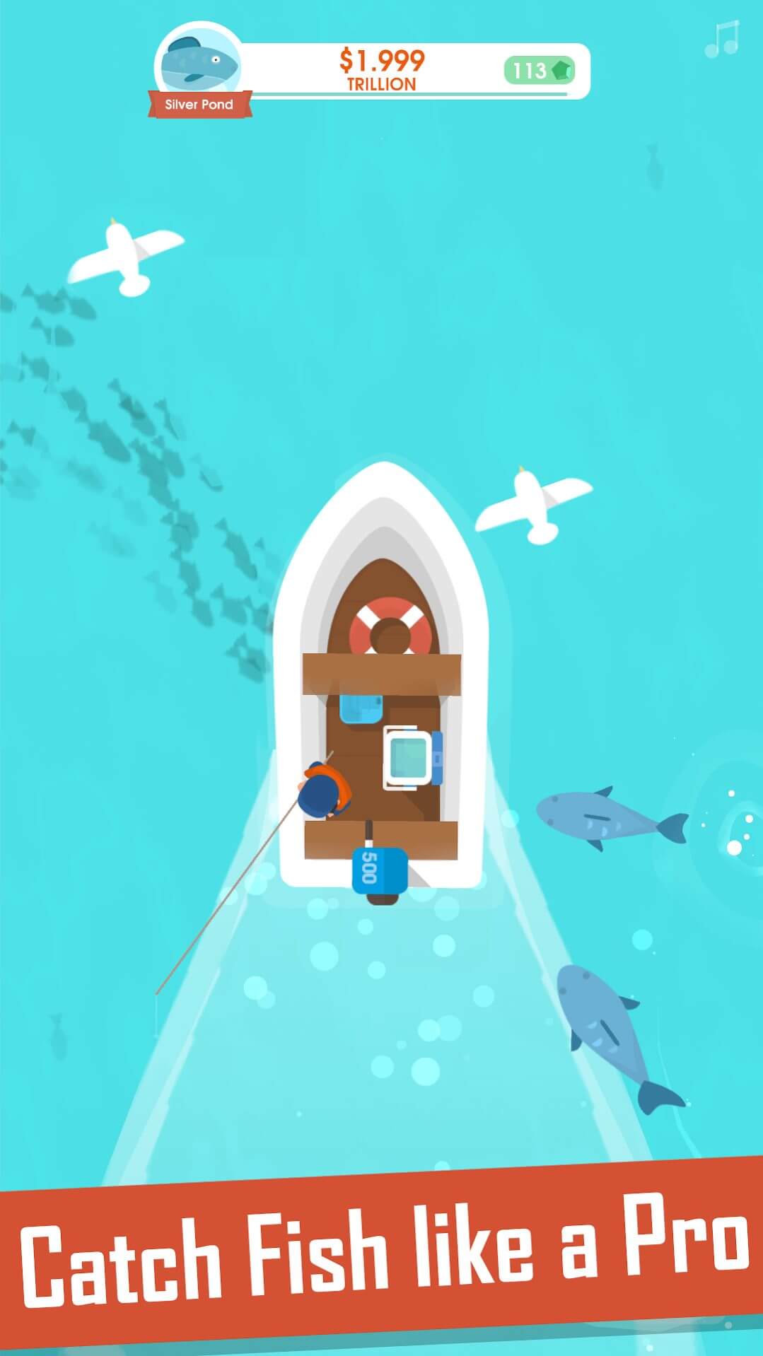 Hooked Inc: Fisher Tycoon screenshot 1