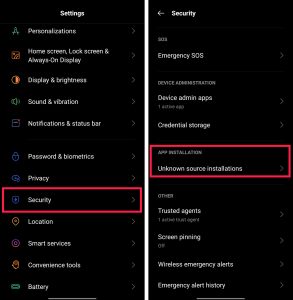 enable unknown sources to install Hopeless Island