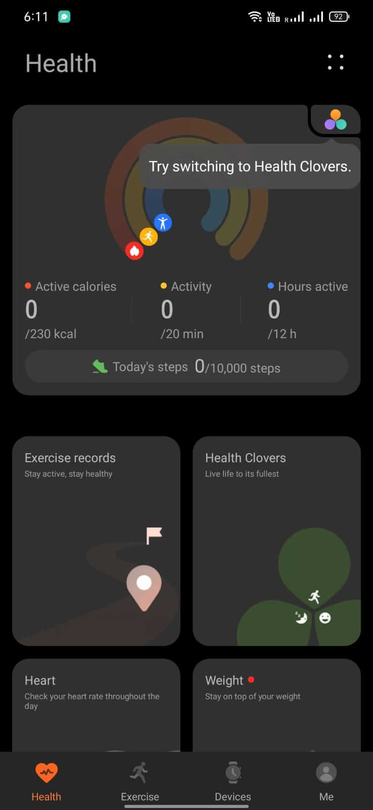Huawei Health screenshot 1
