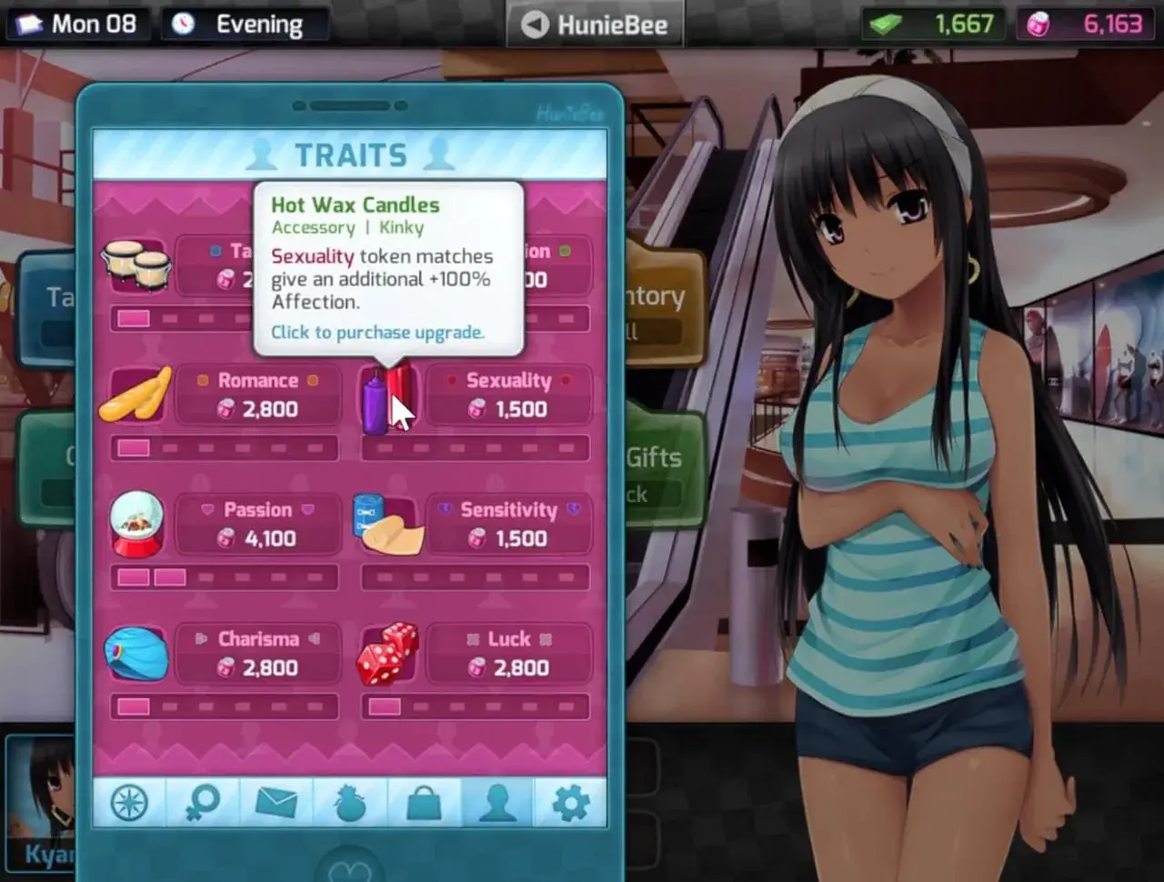 Huniepop screenshot 1