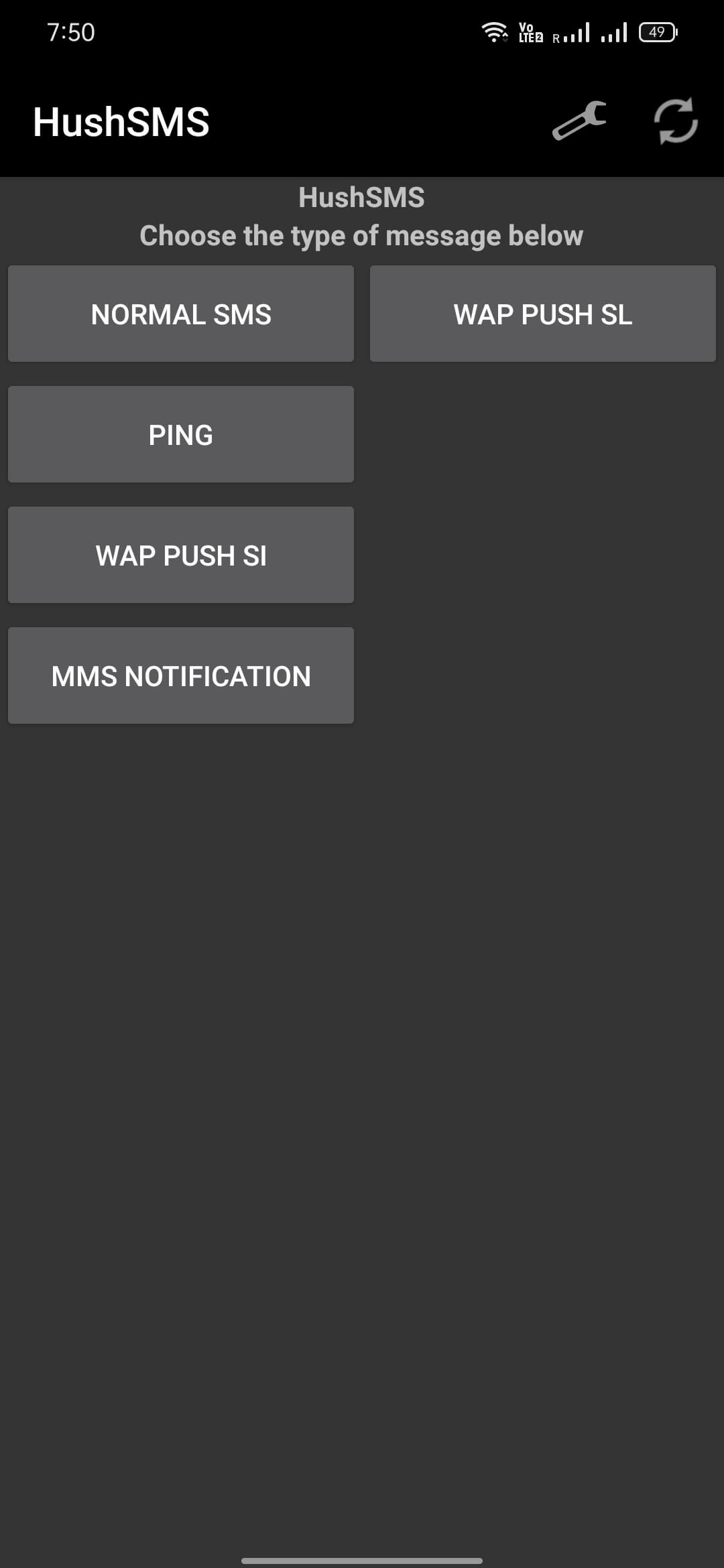 HushSMS screenshot 1