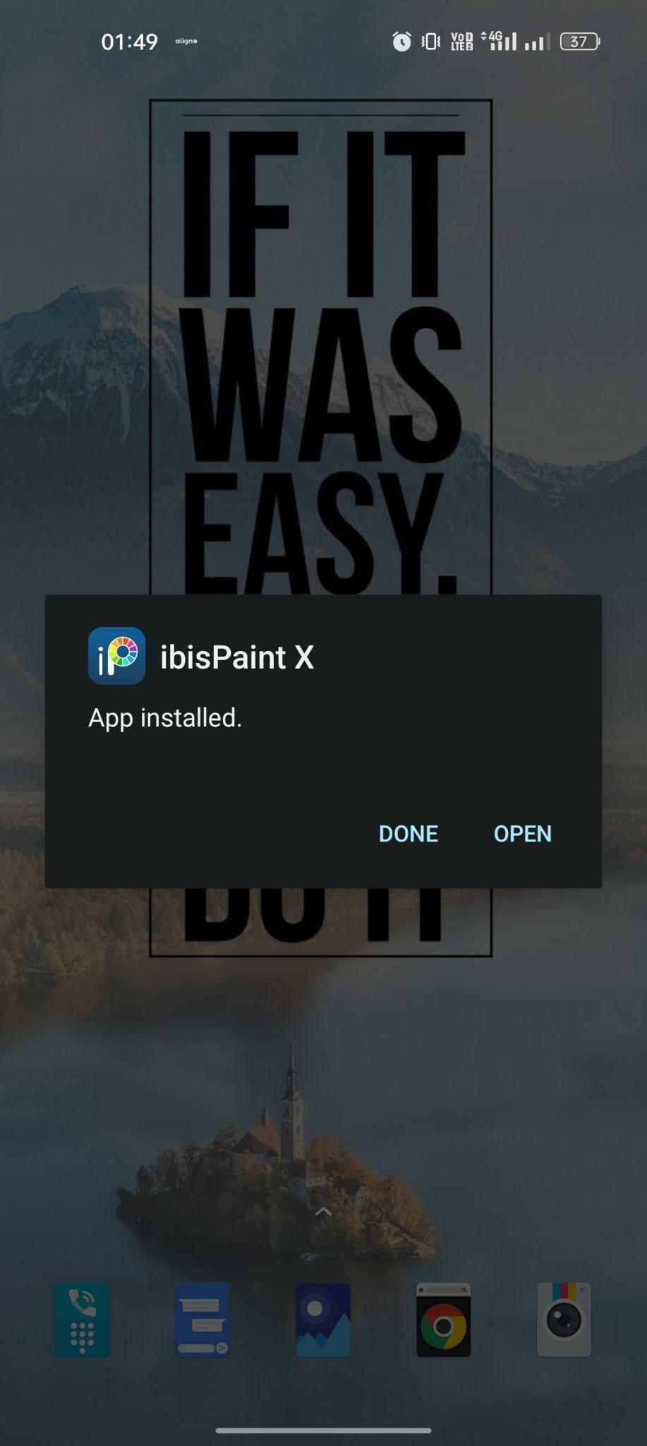 ibis Paint X apk installed