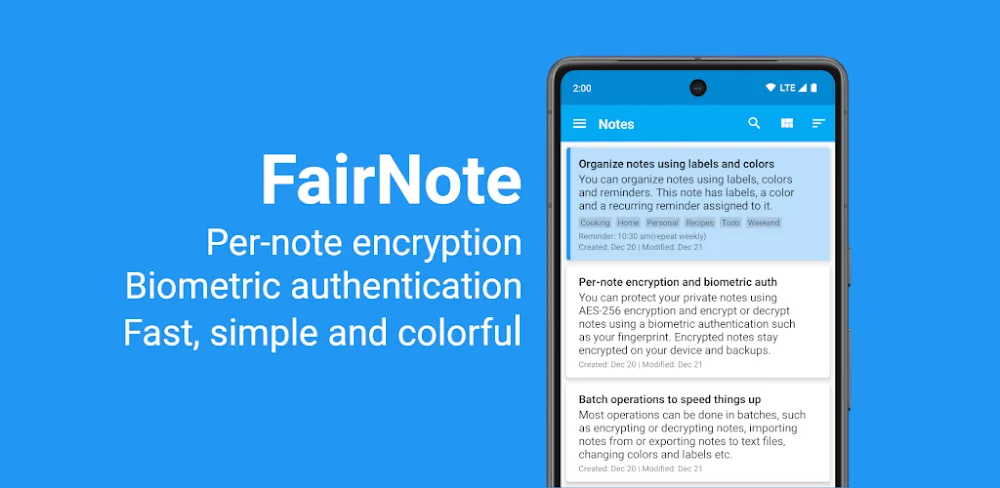 FairNote - Fast Notepad Notes icon