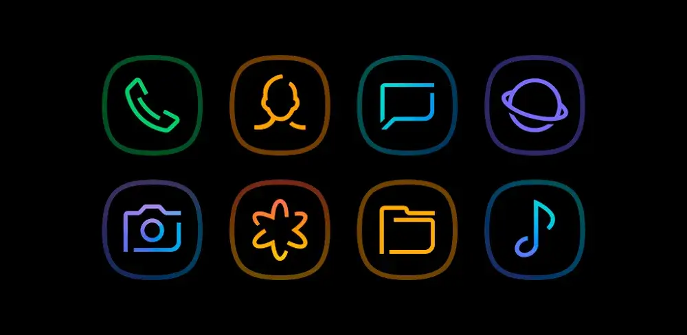 Horux Black - Icon Pack icon