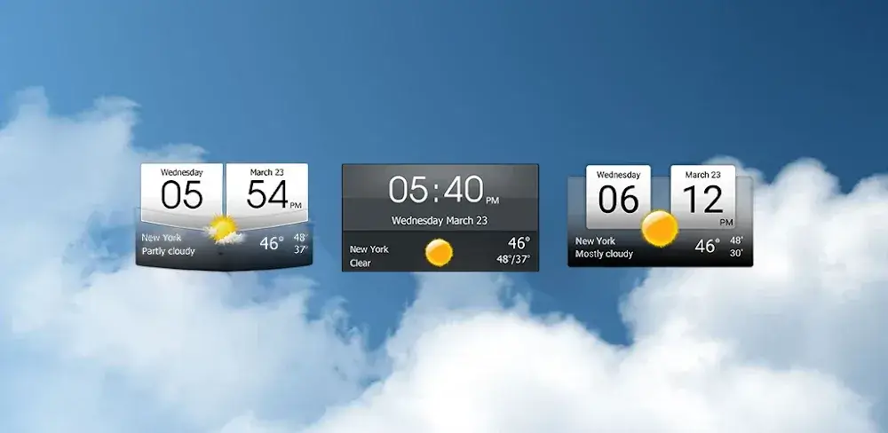 Digital Clock & World Weather icon