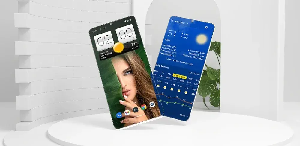 Sense V2 Flip Clock & Weather icon