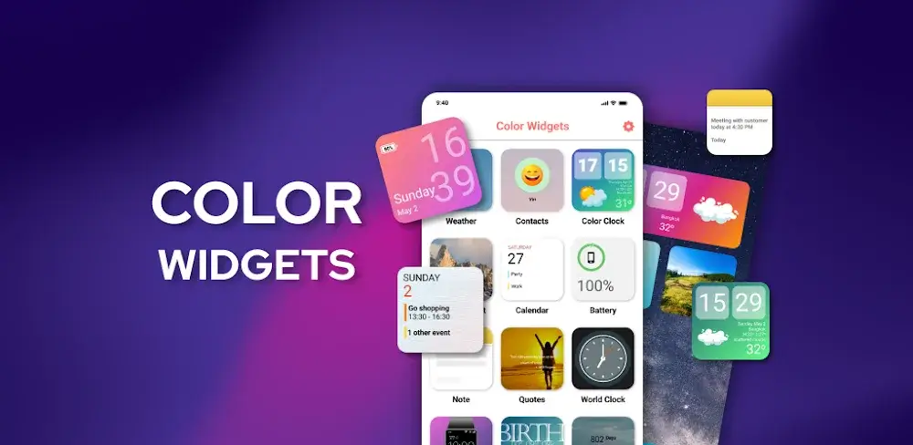 Widgets OS 17 - Color Widgets icon