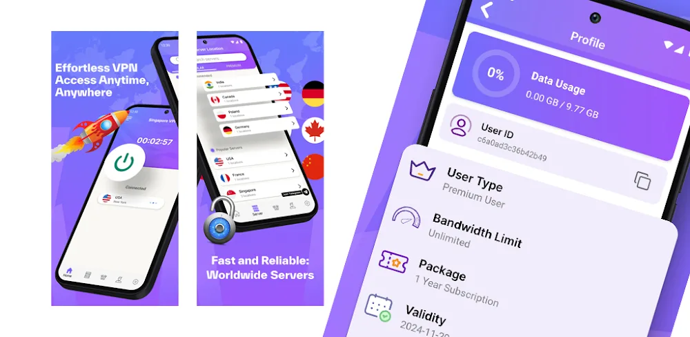 Singapore Plus VPN icon