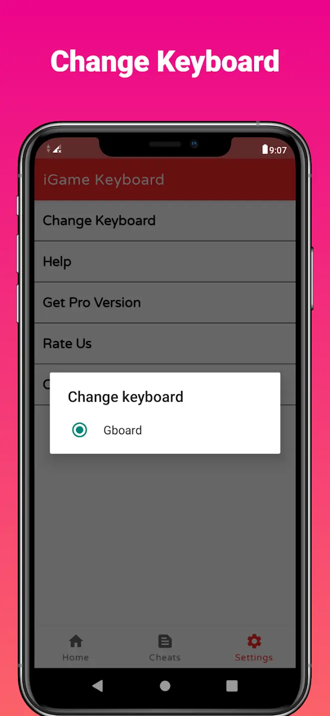 iGame Keyboard screenshot 1