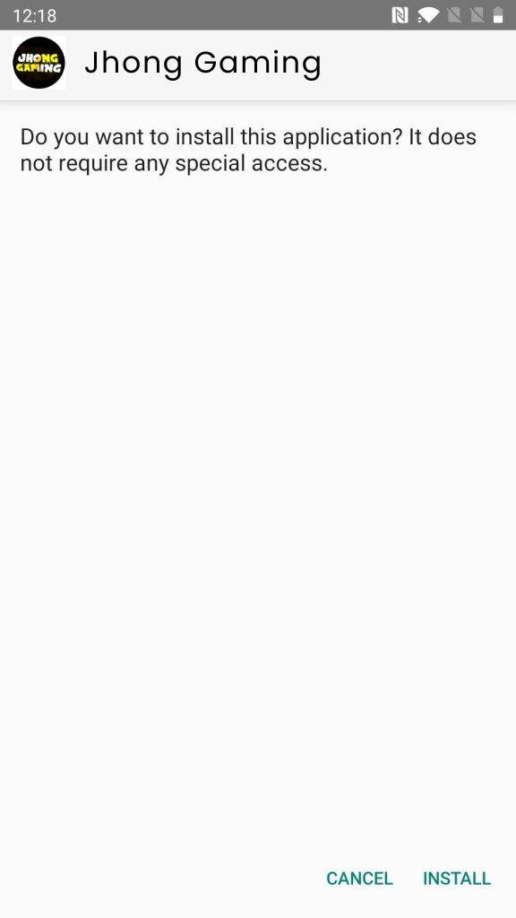 Click on Install Button