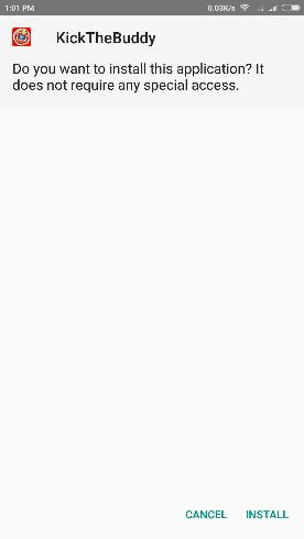 click on install to start installation