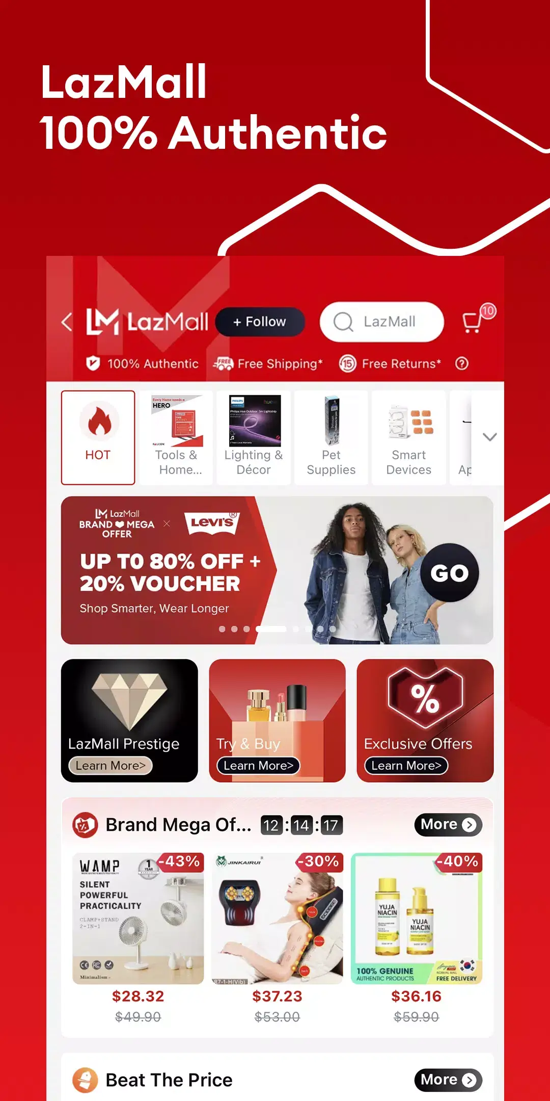 Lazada screenshot 1