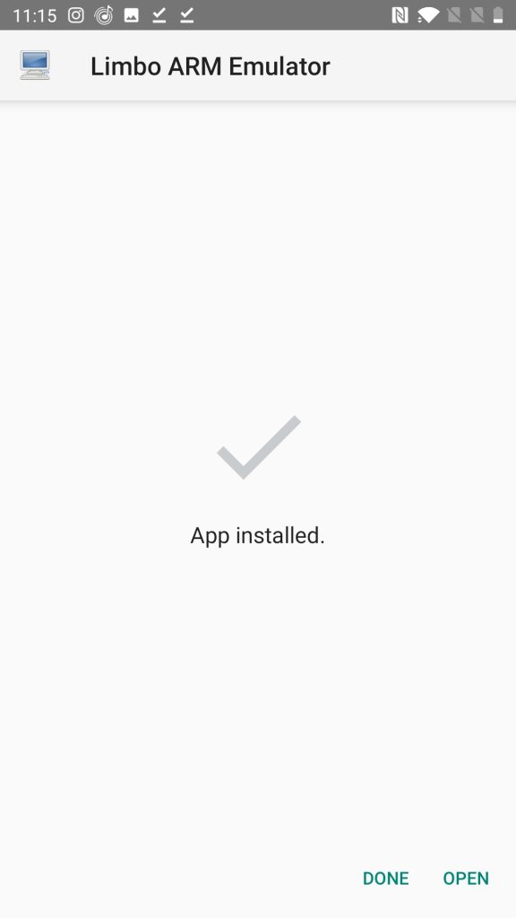 Limbo Emulator Installed