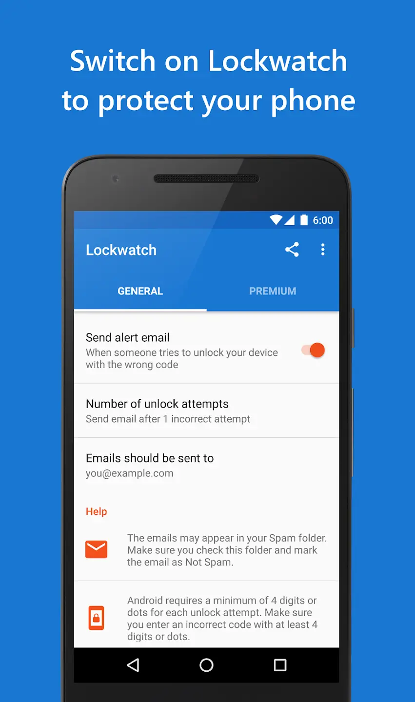 Lockwatch screenshot 1