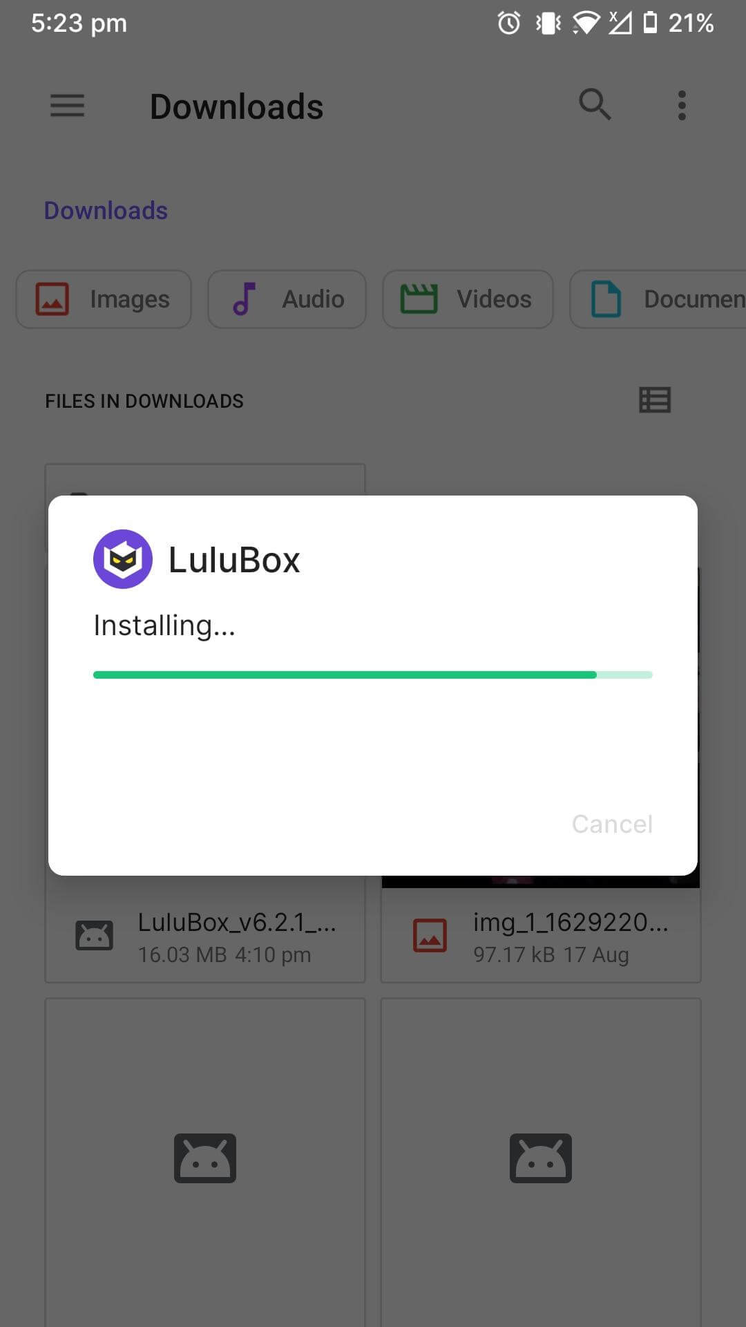 lulubox installing
