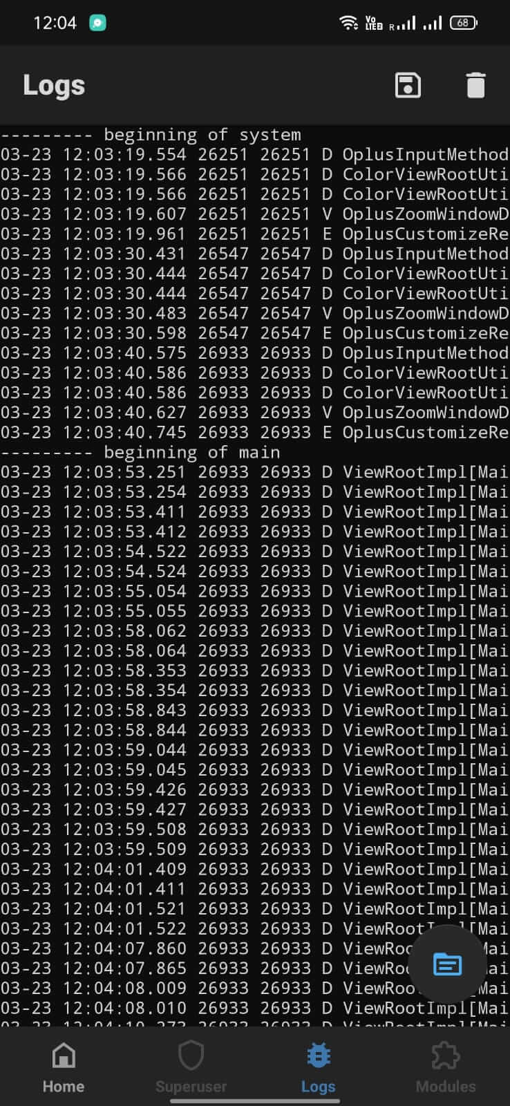 Magisk Manager screenshot 1
