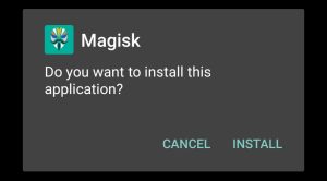 Tap Install to start installation