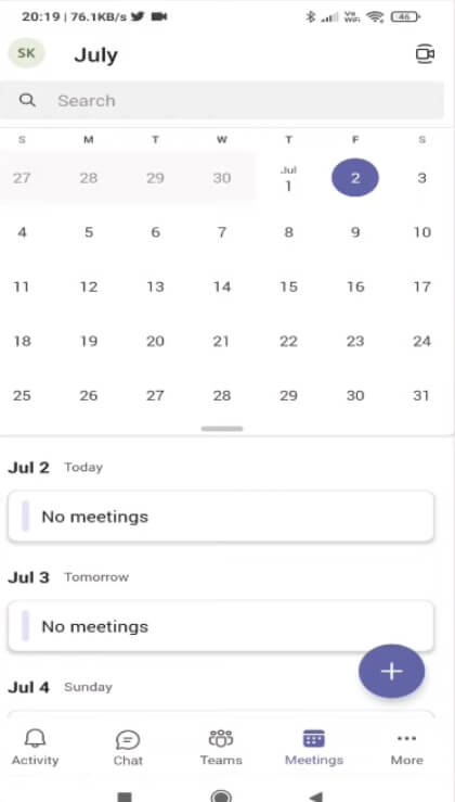 Microsoft Teams screenshot 1