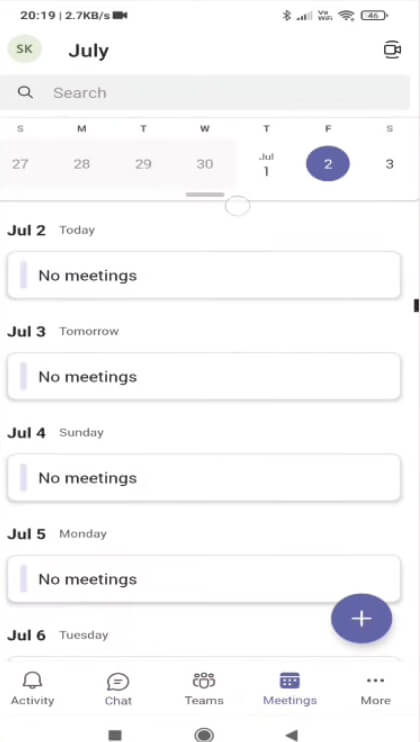 Microsoft Teams screenshot 1
