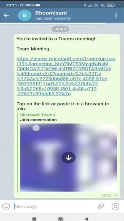 Microsoft Teams screenshot 1