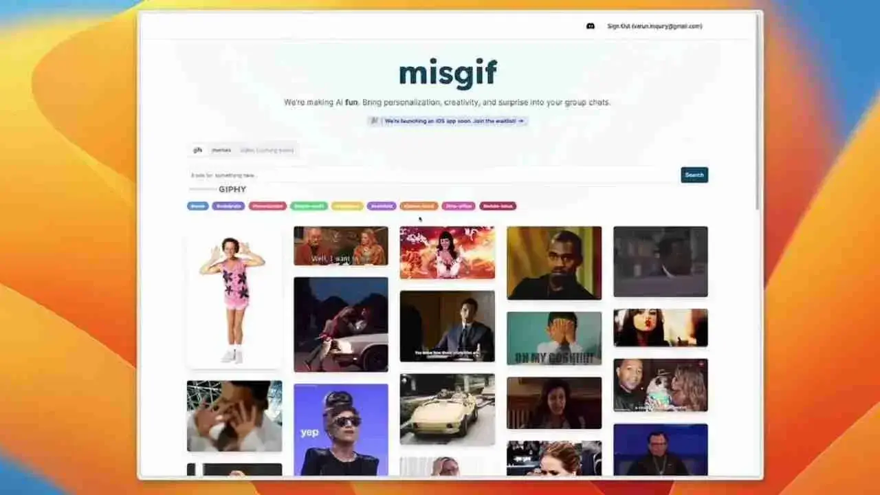 Misgif screenshot 1