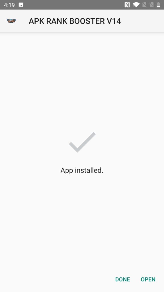 Mobile Legends Rank Booster Installed