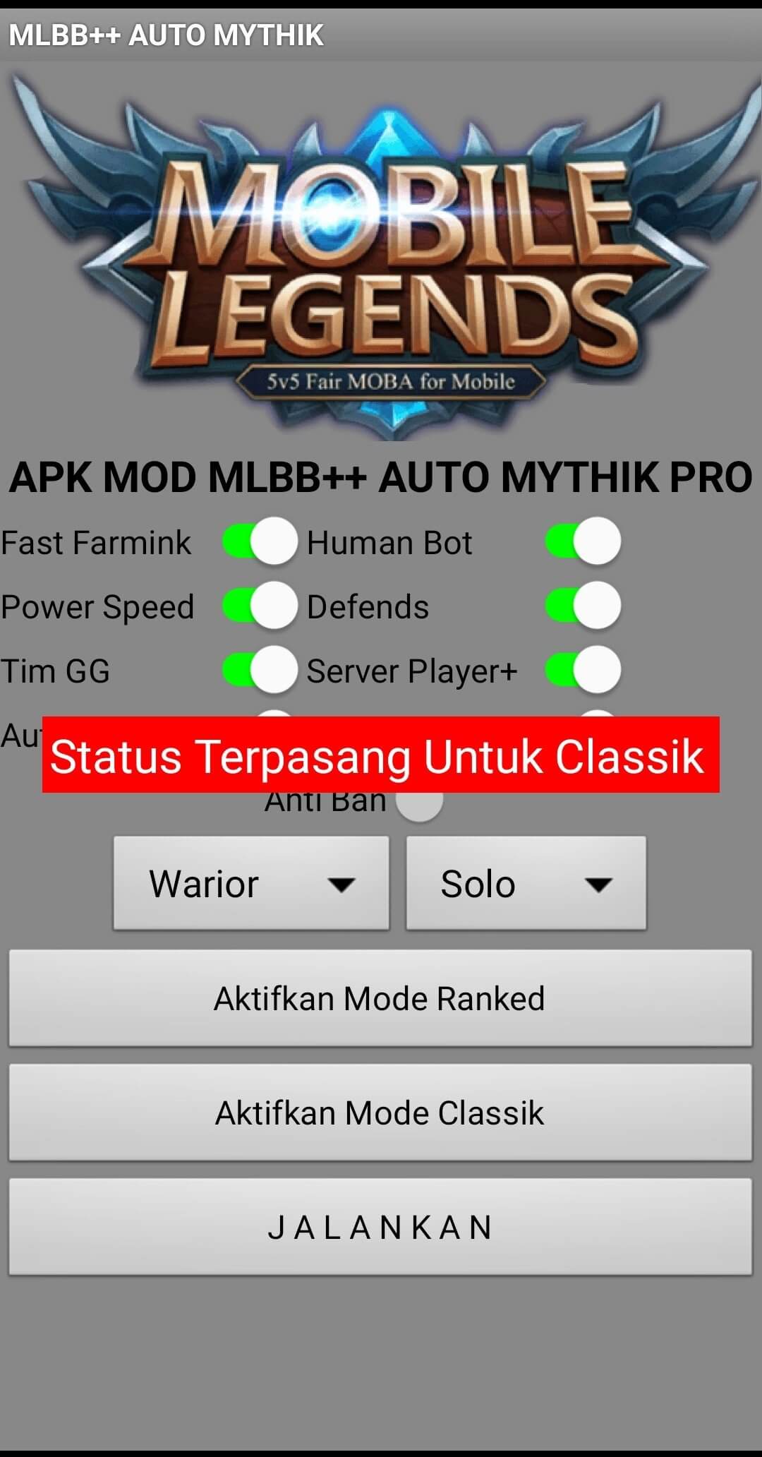 Mobile Legends Rank Booster screenshot 1