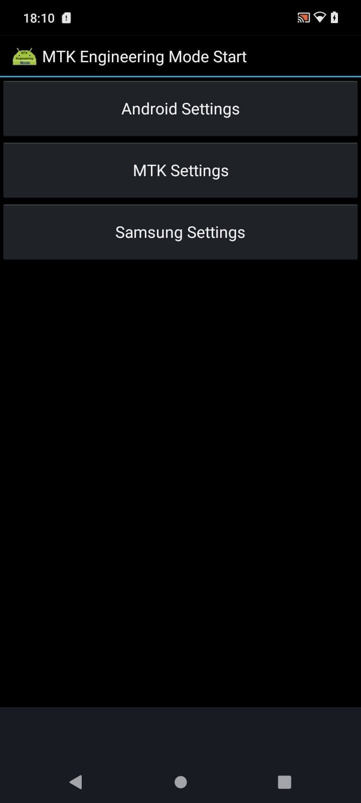 MTK Engineering Mode screenshot 1