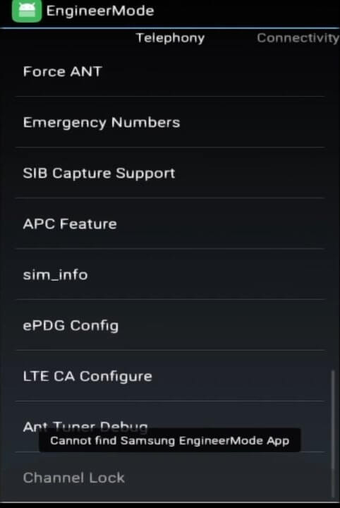 MTK Engineering Mode screenshot 1