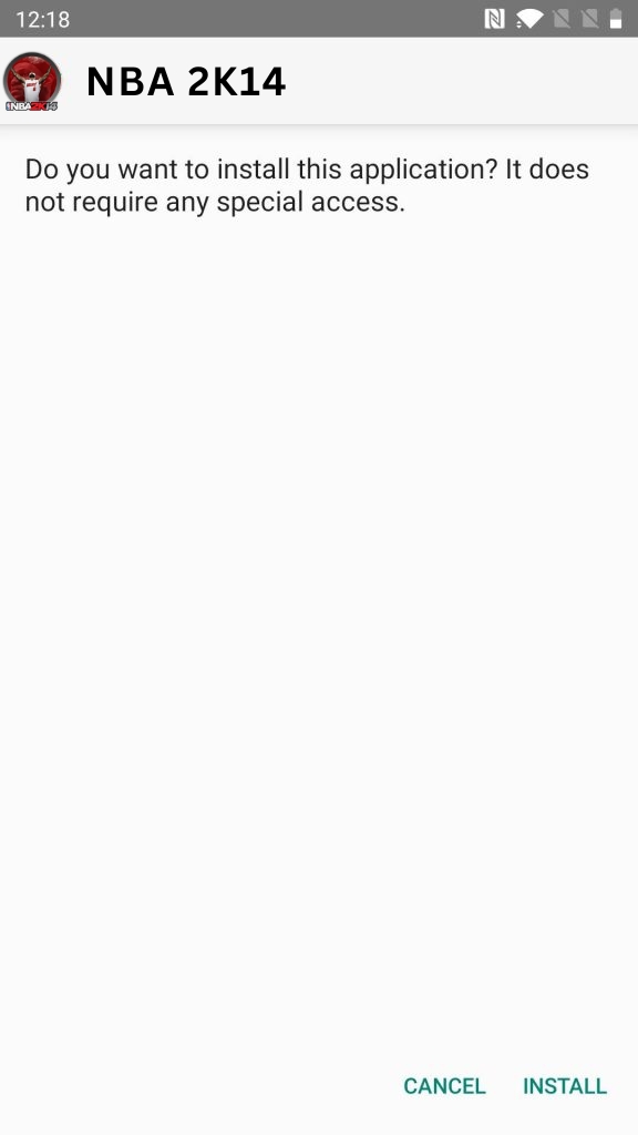 Click on Install Button