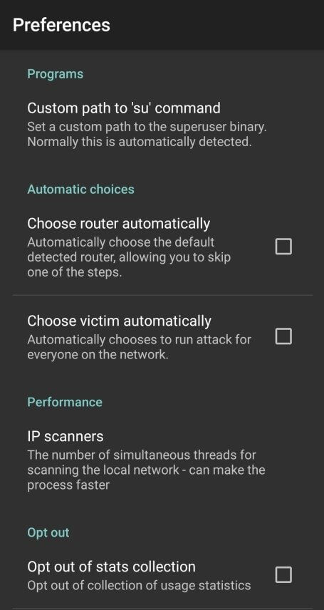 Network Spoofer screenshot 1