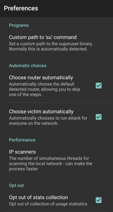 Network Spoofer screenshot 1