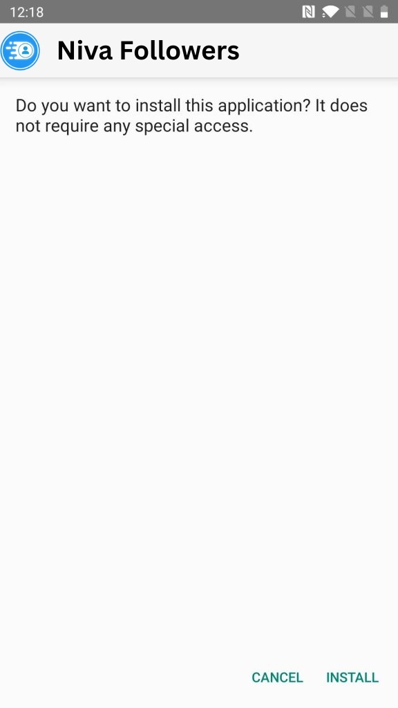 Click on Install Button